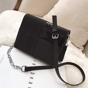 Hip Retro PU Leather Square Sac Shoulder Bag Crossbody Bag