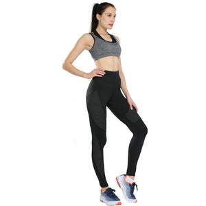 High Waist Slim Workout Mesh Leggings