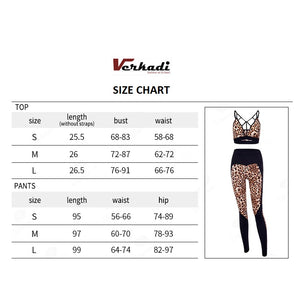 Sexy Leopard Print Ensemble Women Sportswear Yoga Set