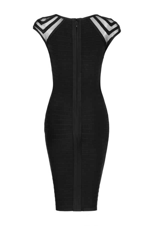 Hot Elegant Sleeveless Bandage Knee Length Bodycon Dresses