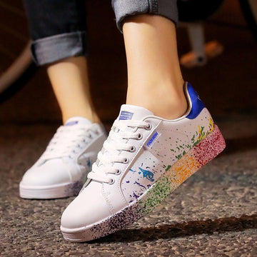 Hip Men Street Wear Inked Sneakers Skateboard Shoes Verkadi.com