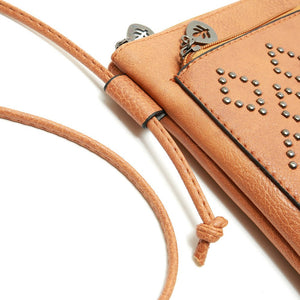 Fashion Leather Satchel Zipper Shoulder Cross Body Bag
