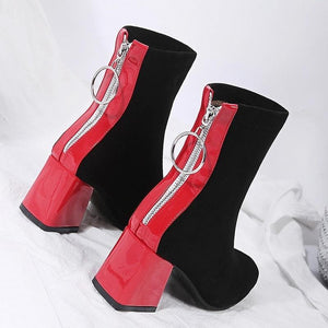 Hip Modern Wear Round Toe High Heel Ankle Boots Verkadi.com
