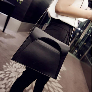 Fashion Solid Clutch Cross Body Messenger Handbag