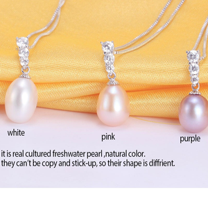 Real Pearl Pendant Necklace Earring Set Verkadi.com