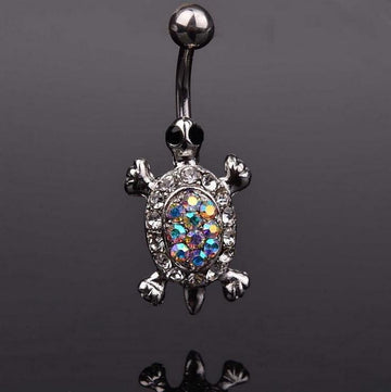 Cute Tortoise Navel Belly Button Ring