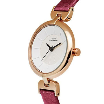 Designer Leather Strap Slim Wristwatch Verkadi.com