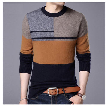 Cashmere Wool O-neck Pullover Sweater Verkadi.com