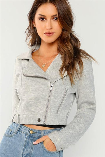 Grey Rock High Street Buckle Belted Women Jackets