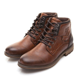 Vintage Style Casual High-Cut Men Boots Verkadi.com