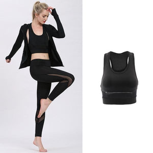 3 Piece Mesh Women Sportswear and Yoga Set