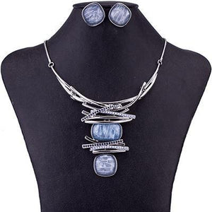 Multi Color Resin Crystal Unique Design Jewelry Verkadi.com