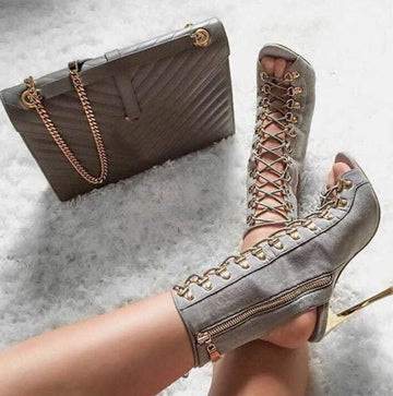 Slingback Cross Strap High Heels Peep Toe Pumps Shoes Verkadi.com