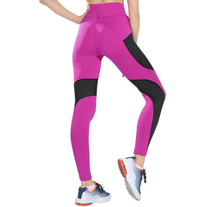 High Waist Slim Workout Mesh Leggings