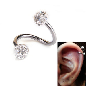 Obliging Crystal Twist Helix Cartilage Earring Stud Verkadi.com