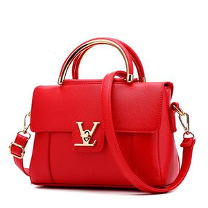 Flap V Women's Leather Handbag