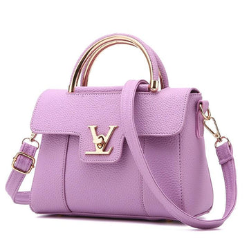 Flap V Women's Leather Handbag