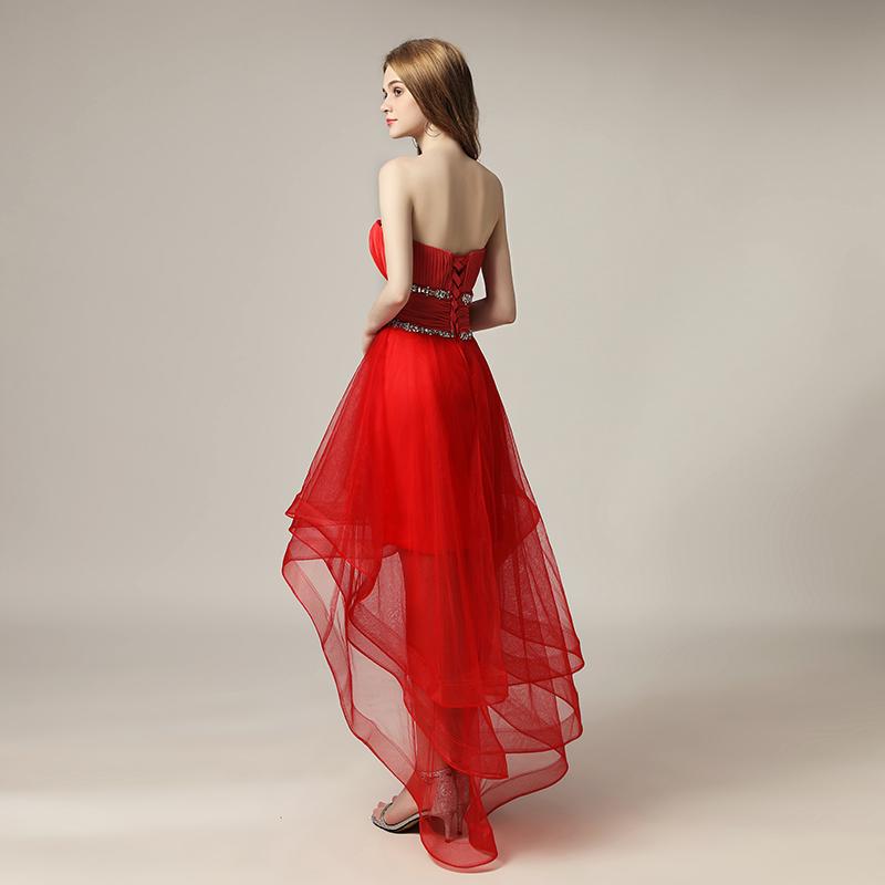 Asymmetrical Short Little Ruffles Prom Graduation Party Dress Verkadi Asymmetrical Short Little Ruffles Prom Graduation Party Dress Verkadi