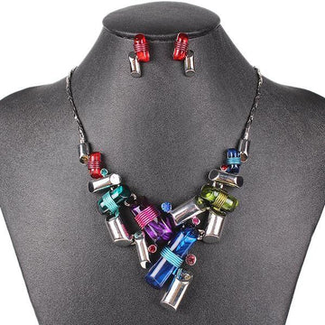 Classic &  High Quality Unique Design Plated Jewelry Set