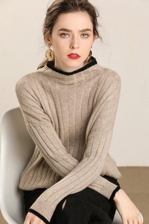 Pure Cashmere Soft Turtleneck Sweaters Pullovers