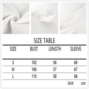 Elegant Knitted Shoulder Slit Full Sleeve Top Blouse Verkadi.com