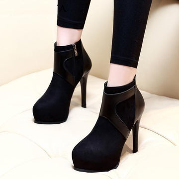 Fashion Ankle Elegant High Heel Pump Boots Verkadi.com