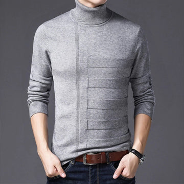 Apt Thick Warm Slim Fit Turtleneck Men Cashmere Sweater Pullover