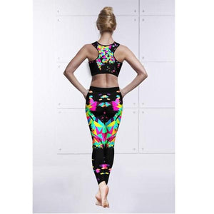 3-D Print Women Sportswear Yoga Set