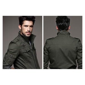 Cotton Air force Air Force Style Men's Jacket