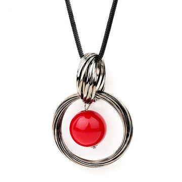 Sweet Red All-Match Pendant Necklace