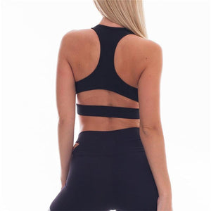 Sexy Solid Breathable Sports Gym Fitness Yoga Set