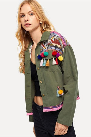 cotton tassel women jackets by verkadi