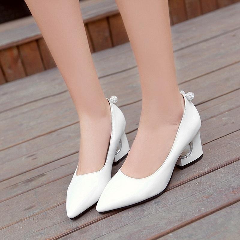Hot Crystal Pearl High Heel Pumps Sandals Shoes Verkadi.com