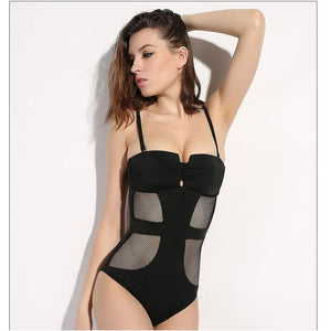 Newest One Piece Mesh Swimsuit