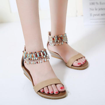 New Trendy Roman Design Style Handmade Sandals Verkadi.com