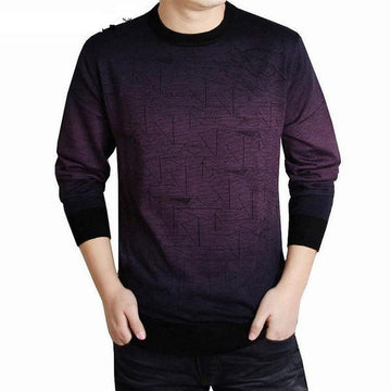 Men Style Shaded Cashmere Wool Pullover Verkadi.com