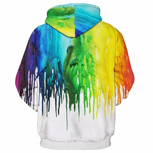 Hip Hop Street Wear Splash Paint Unisex Hoodie Sweatshirt Verkadi.com