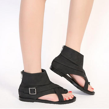 New Open Toe Gladiator Cover Summer Flat Sandals Verkadi.com