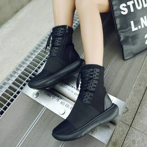 Euro Style Leather Lace Up Comfortable Ankle Boots