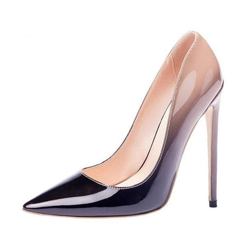 Classy Two Tone High Heel Pump Shoes Verkadi.com