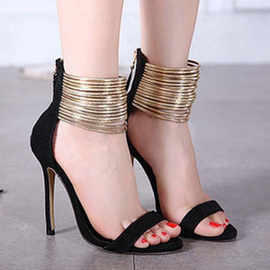 New Thin High Heel Open Toe Party Sandals