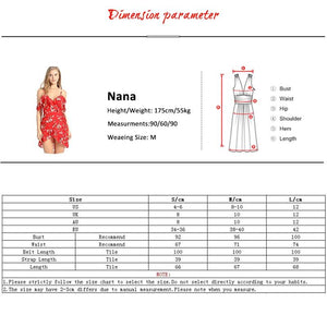 Hot & Sexy Shoulder Ruffle Printed Summer Dress Verkadi.com