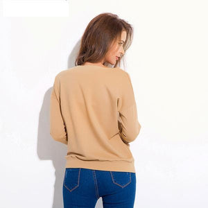 Hollow Out Long Sleeve Women Casual Top