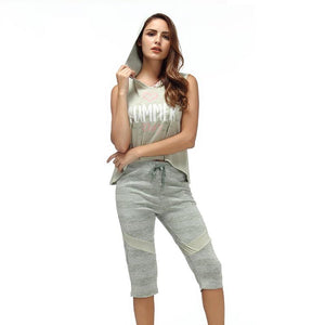 Cotton Hoodie Top Shorts Nightwear Pajama Set Verkadi.com