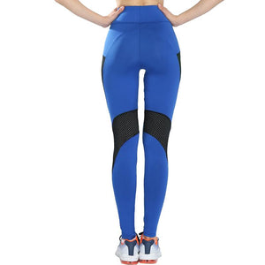 High Waist Slim Workout Mesh Leggings