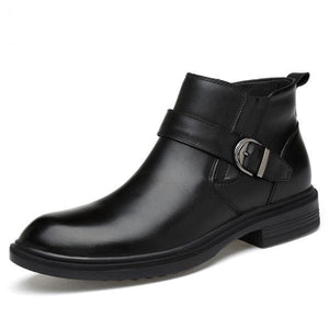 Genuine Leather Italian Casual Ankle Boots