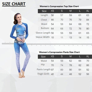 Printed Compression Sportswear Fitness Workout Yoga Set