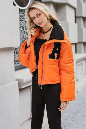 Hip Casual Oversize Cropped Quilted Women Jacket