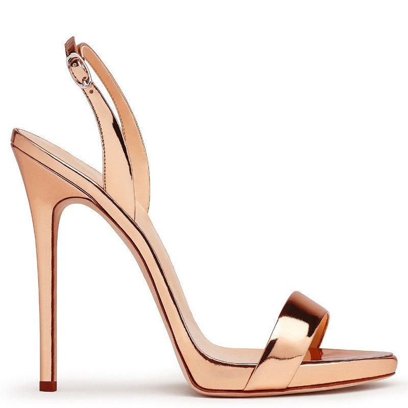 Platform Gladiator Cut Out Stilettos High Heels Sandals main image 1