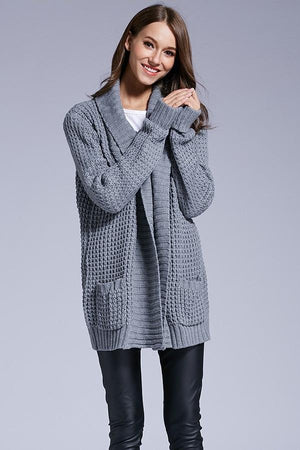 Euro Style One Size Loose Knitted Sweaters Cardigans